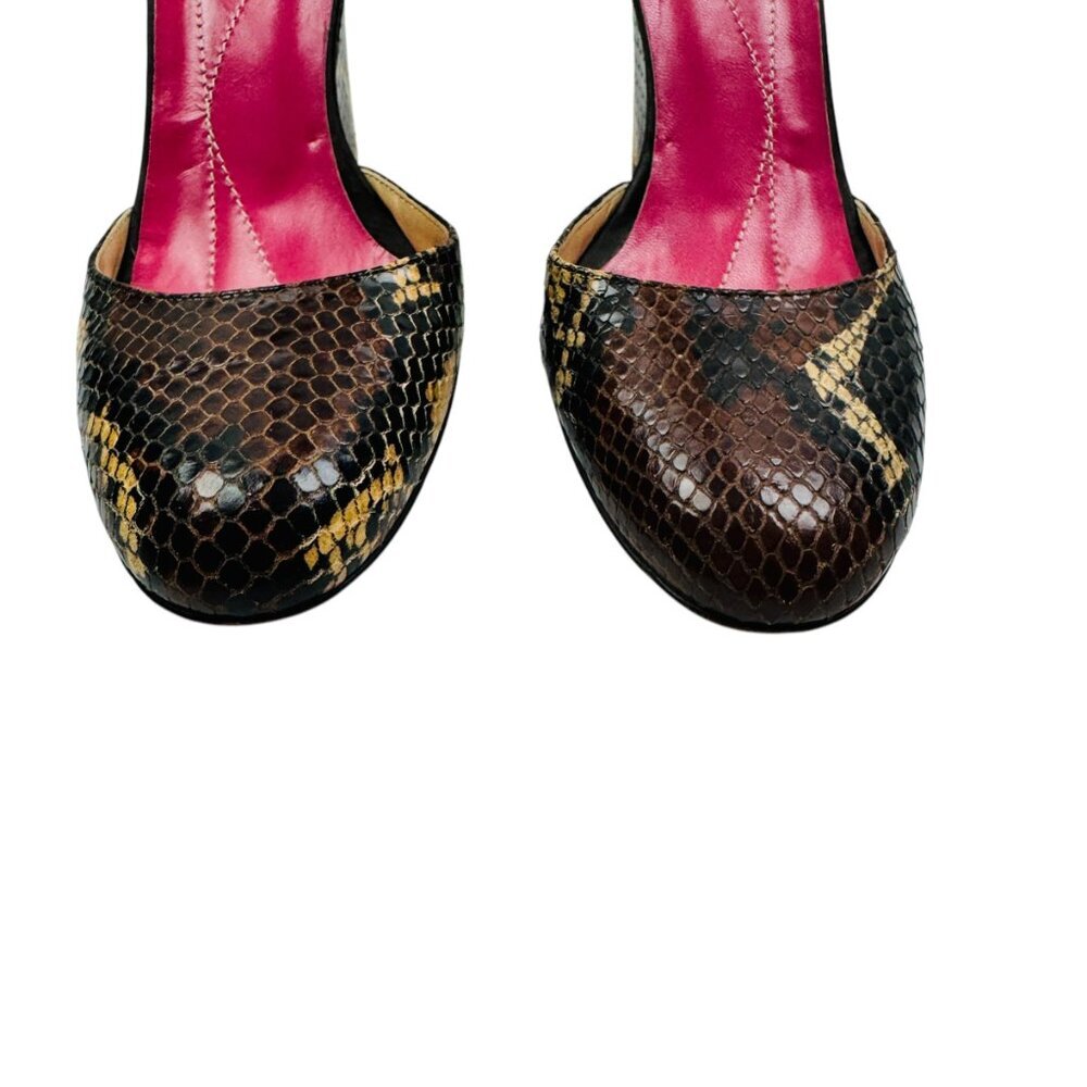 Kate Spade Python/Snakeskin Closed Toe Wedge Heels Women's Size 6 - Picture 5 of 8